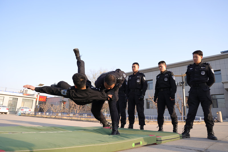 特警队员练习徒手防卫与控制技术_副本.jpg
