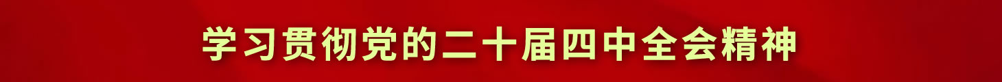 学习贯彻党的二十届四中全会精神