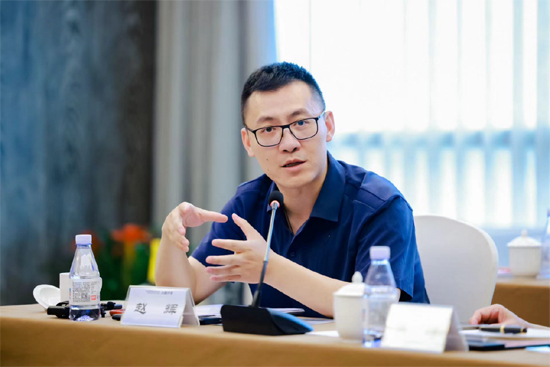 滴滴送货总经理赵辉分享货车司机权益保障经验。（受访者供图）