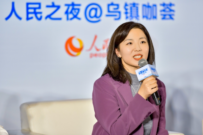 趣丸科技副总裁、总编辑任少峰。 人民网记者 任峰涛摄
