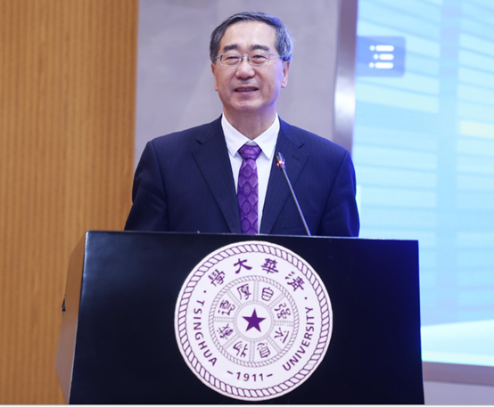 图为清华大学党委原常务副书记、国家治理研究院院长姜胜耀致辞。（清华大学国家治理研究院供图）