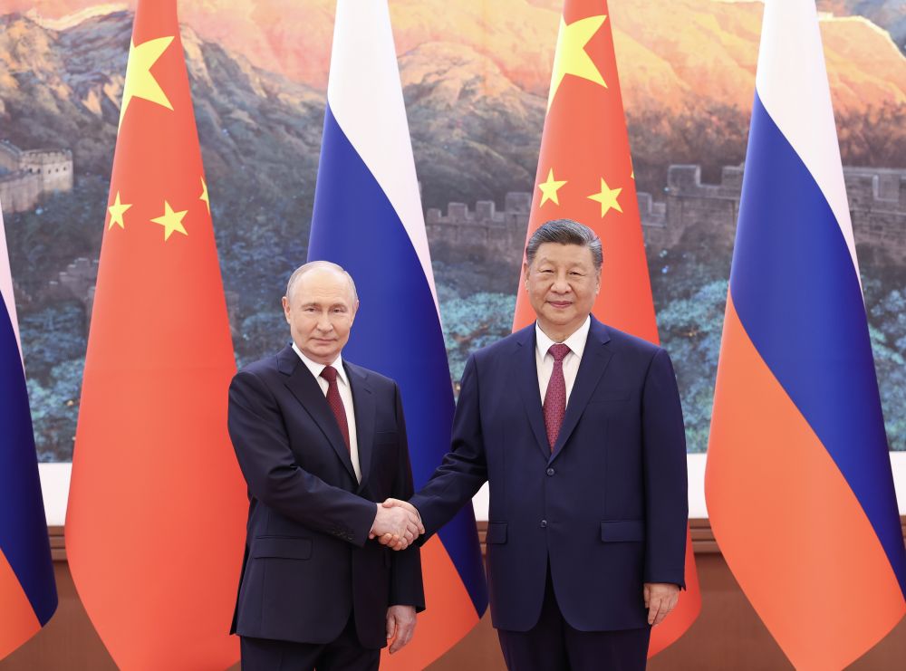 图讯丨习近平同俄罗斯总统普京会谈 图讯丨习近平同俄罗斯总统普京会谈