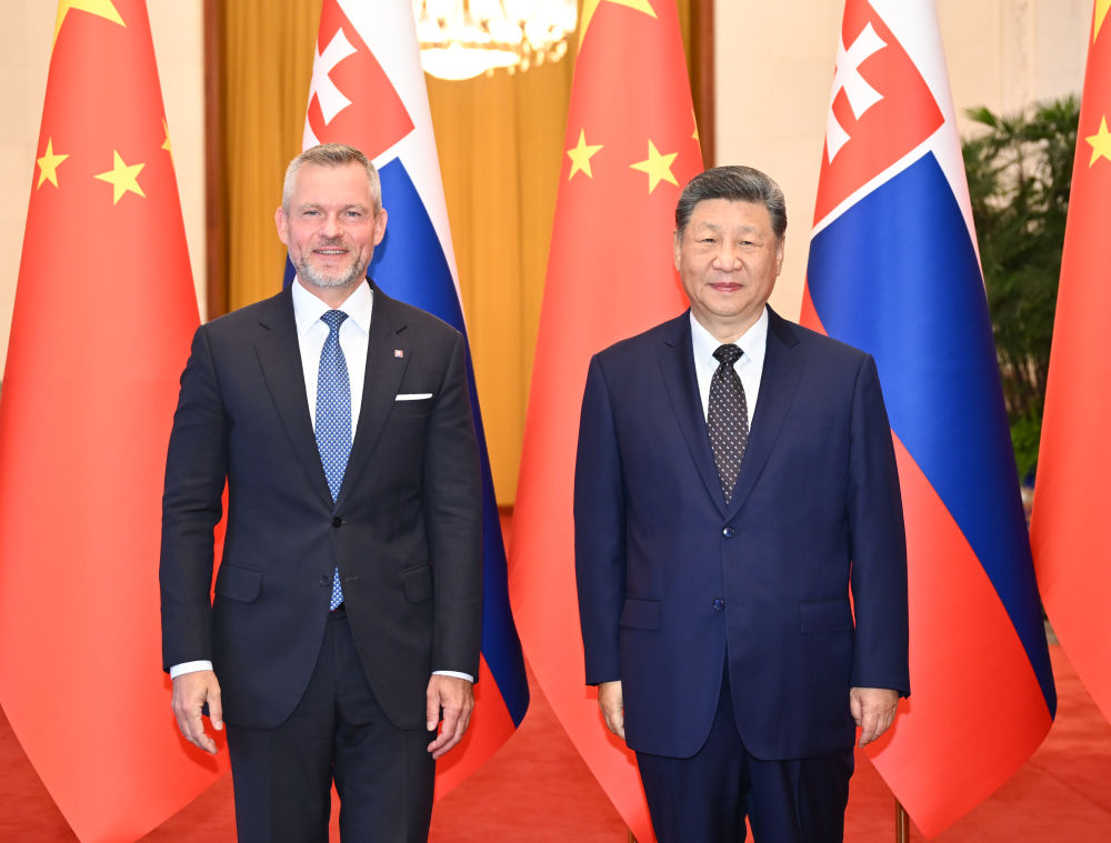 新华图讯丨习近平同斯洛伐克总统佩列格里尼会谈